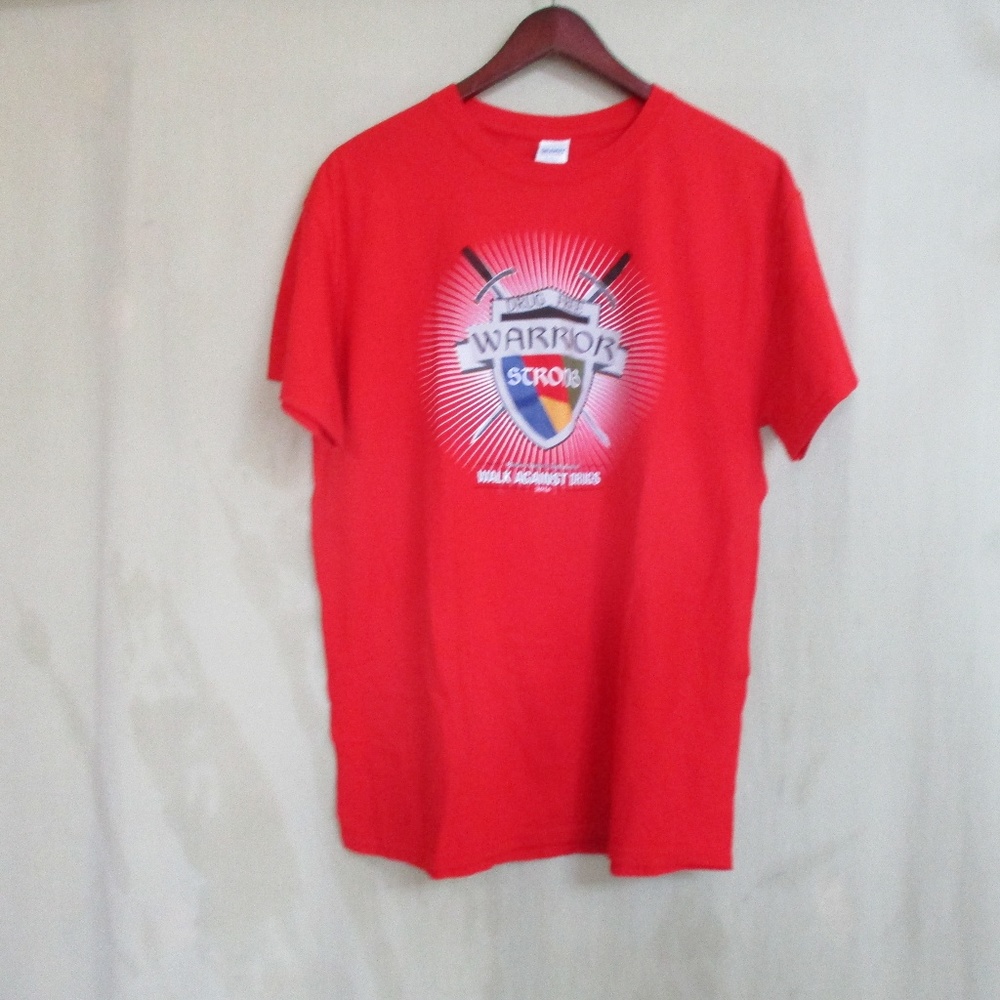 DRUG FREE WARRIOR STRONG T SHIRT Walk Against Drug